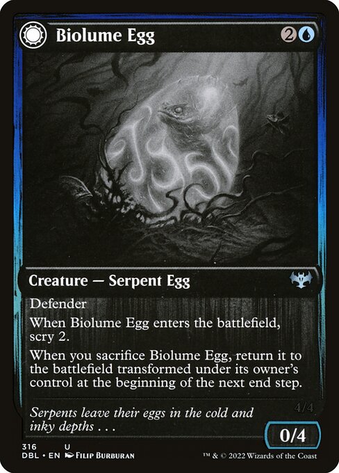 Biolume Egg // Biolume Serpent 316