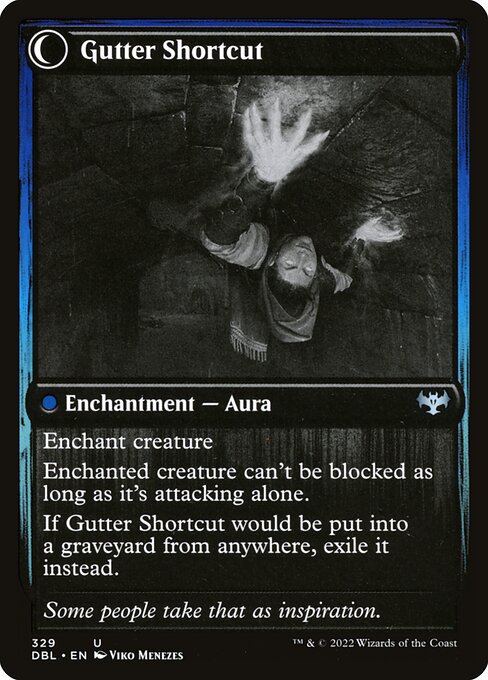 Gutter Skulker // Gutter Shortcut 329, back face