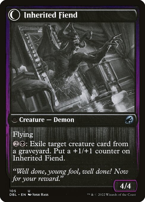 Heirloom Mirror // Inherited Fiend 105, back face