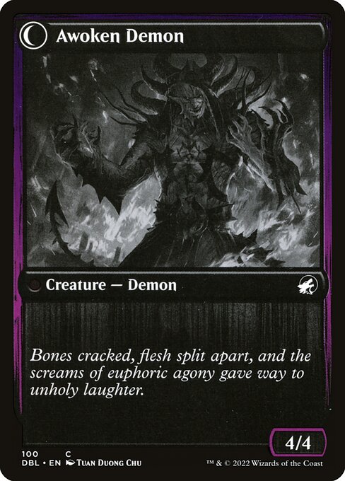 Ecstatic Awakener // Awoken Demon 100, back face