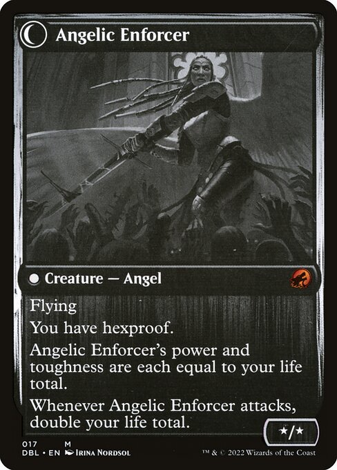 Enduring Angel // Angelic Enforcer 17, back face