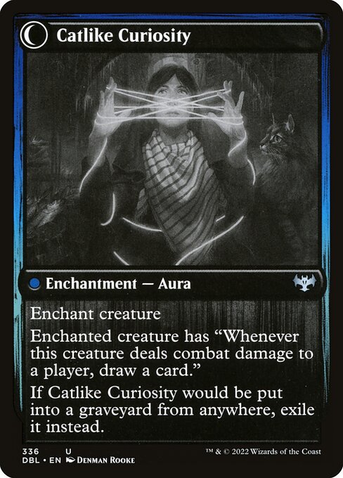 Mischievous Catgeist // Catlike Curiosity 336, back face