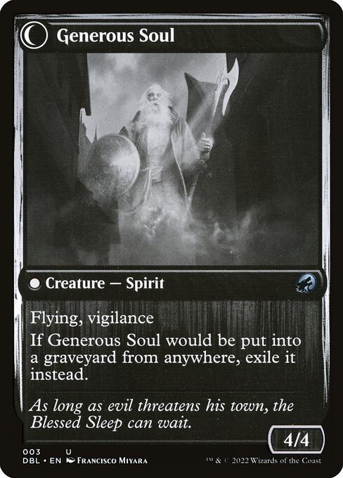Beloved Beggar // Generous Soul 3, back face