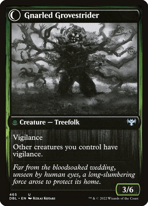 Dormant Grove // Gnarled Grovestrider 465, back face