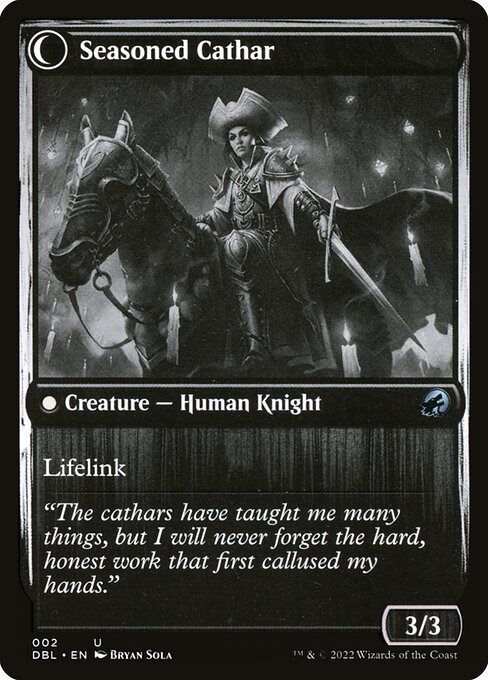 Ambitious Farmhand // Seasoned Cathar 2, back face