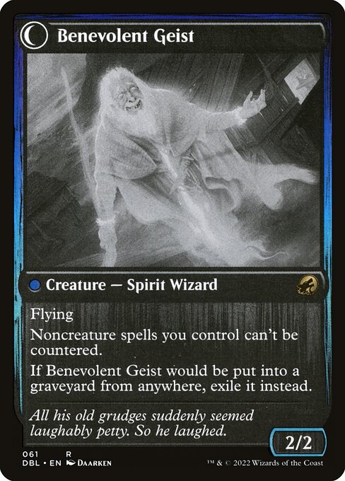 Malevolent Hermit // Benevolent Geist 61, back face