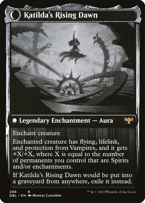 Katilda, Dawnhart Martyr // Katilda's Rising Dawn 288, back face