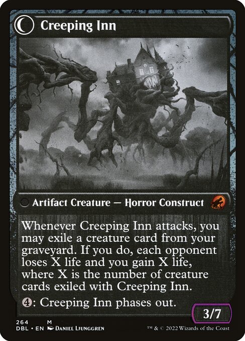 Hostile Hostel // Creeping Inn 264, back face