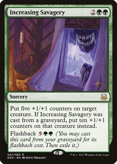 Increasing Savagery 47