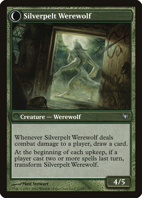 Lambholt Elder // Silverpelt Werewolf 122, back face