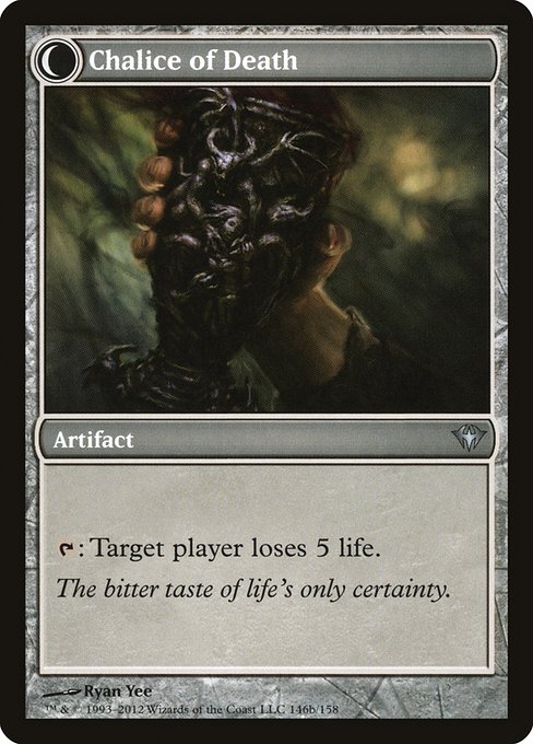 Chalice of Life // Chalice of Death 146, back face