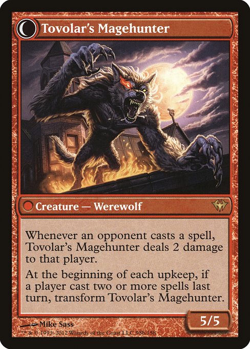 Mondronen Shaman // Tovolar's Magehunter 98, back face