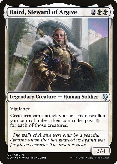 Baird, Steward of Argive 4