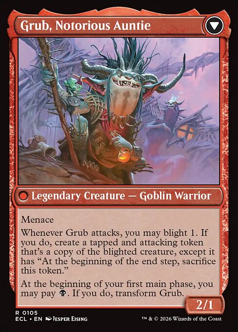 Grub, Storied Matriarch // Grub, Notorious Auntie 105, back face