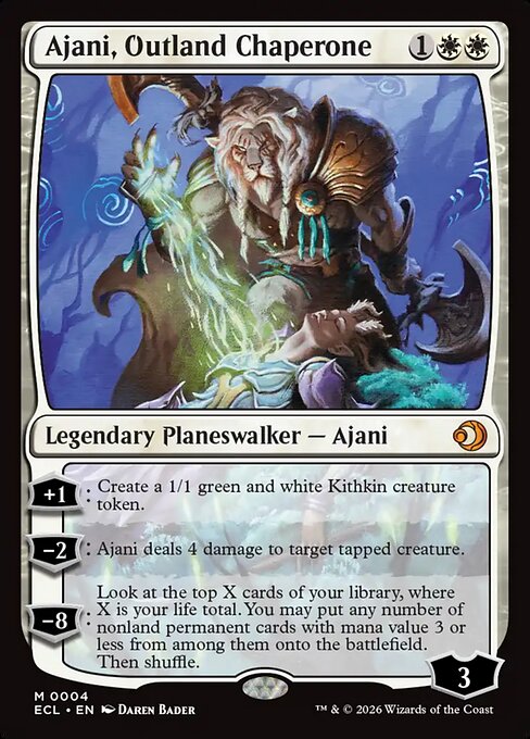 Ajani, Outland Chaperone 4