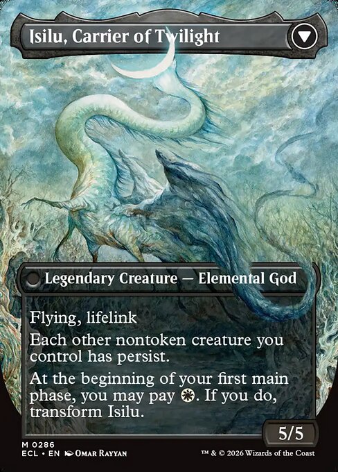 Eirdu, Carrier of Dawn // Isilu, Carrier of Twilight 286, back face
