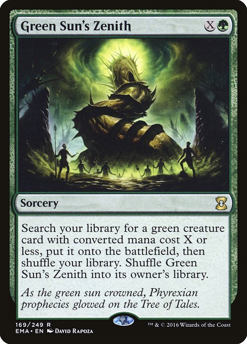 Green Sun's Zenith 169
