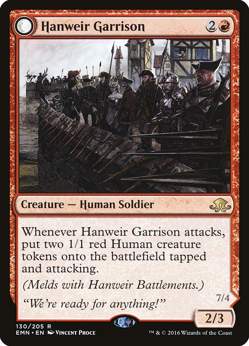 Hanweir Garrison // Hanweir, the Writhing Township 130