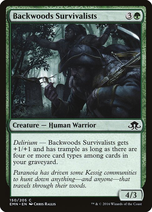 Backwoods Survivalists 150