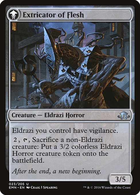 Extricator of Sin // Extricator of Flesh 23, back face