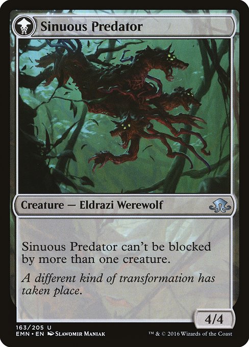 Kessig Prowler // Sinuous Predator 163, back face