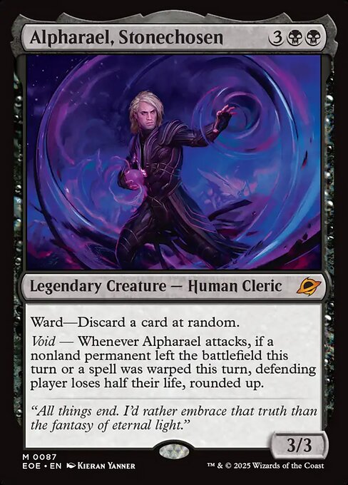 Alpharael, Stonechosen 87