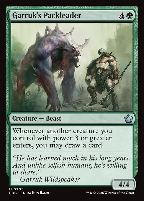 Garruk's Packleader 205