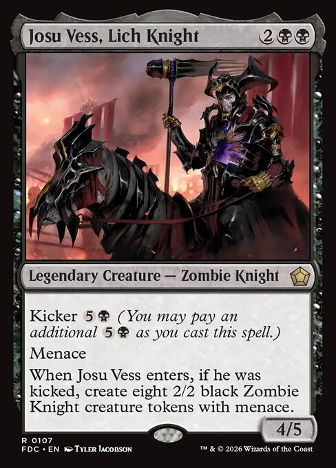Josu Vess, Lich Knight 107