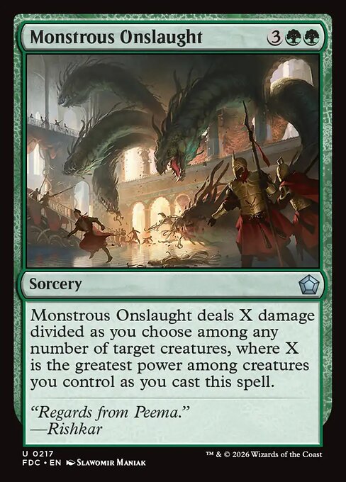 Monstrous Onslaught 217