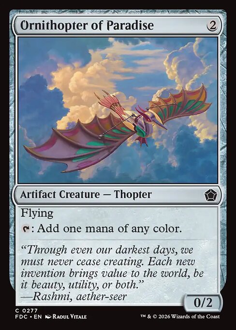 Ornithopter of Paradise 277