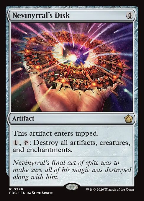 Nevinyrral's Disk 276