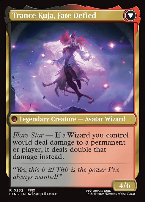 Kuja, Genome Sorcerer // Trance Kuja, Fate Defied 232, back face