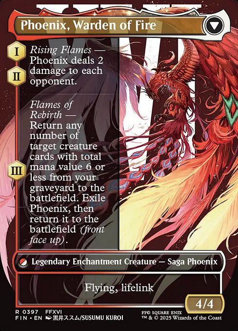 Joshua, Phoenix's Dominant // Phoenix, Warden of Fire 397, back face