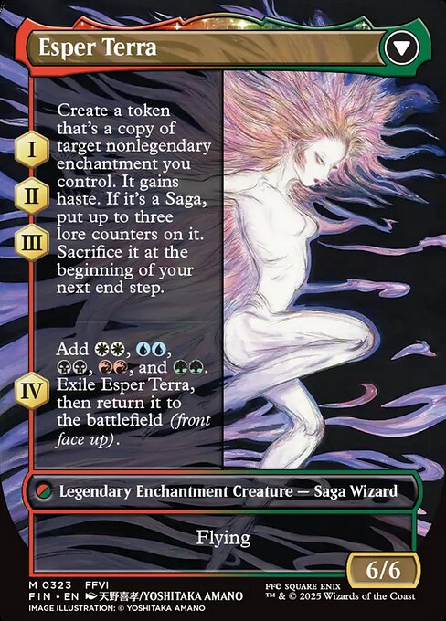 Terra, Magical Adept // Esper Terra 323, back face