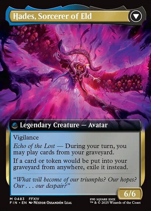 Emet-Selch, Unsundered // Hades, Sorcerer of Eld 483, back face