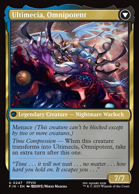 Ultimecia, Time Sorceress // Ultimecia, Omnipotent 247, back face