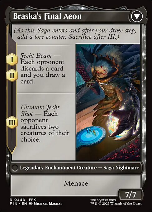 Jecht, Reluctant Guardian // Braska's Final Aeon 448, back face