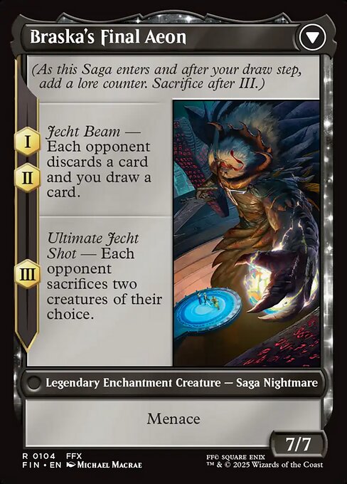 Jecht, Reluctant Guardian // Braska's Final Aeon 104, back face