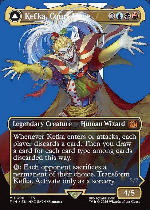 Kefka, Court Mage // Kefka, Ruler of Ruin 398
