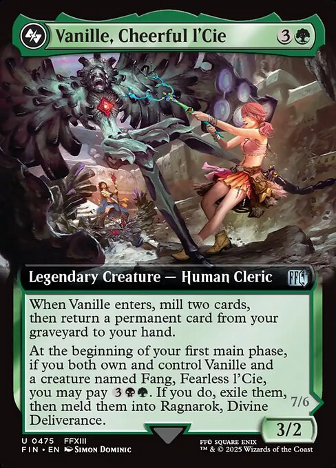 Vanille, Cheerful l'Cie // Ragnarok, Divine Deliverance 475