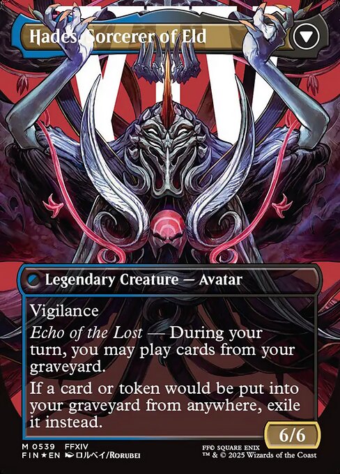 Emet-Selch, Unsundered // Hades, Sorcerer of Eld 539, back face