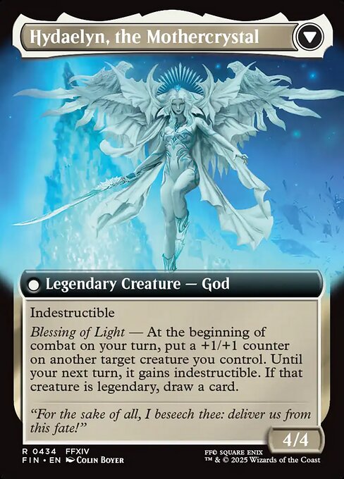 Venat, Heart of Hydaelyn // Hydaelyn, the Mothercrystal 434, back face