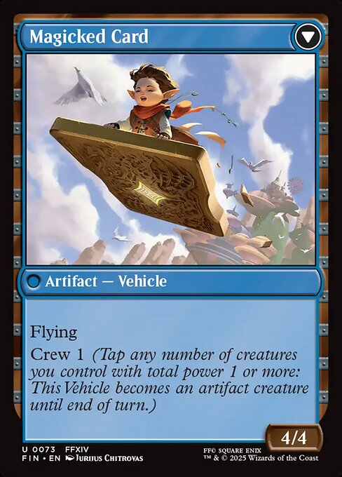 Sidequest: Card Collection // Magicked Card 73, back face