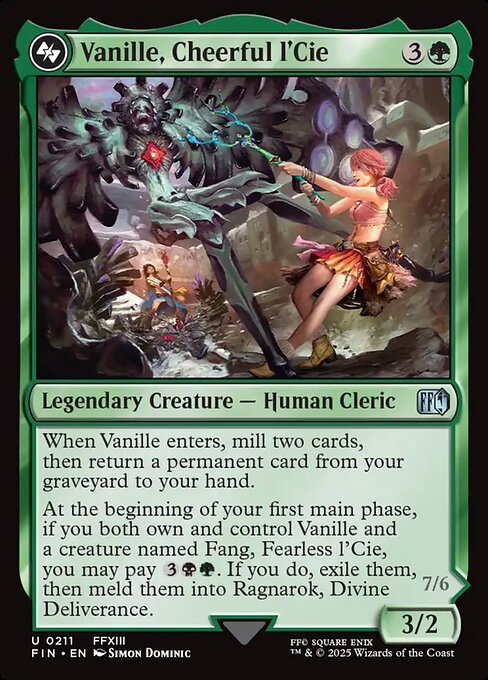 Vanille, Cheerful l'Cie // Ragnarok, Divine Deliverance 211