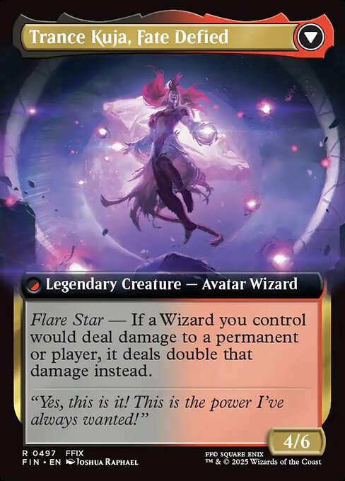 Kuja, Genome Sorcerer // Trance Kuja, Fate Defied 497, back face