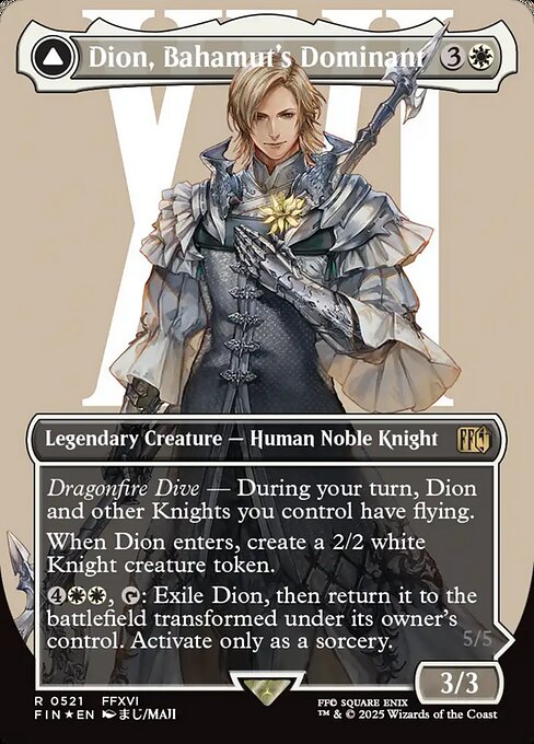 Dion, Bahamut's Dominant // Bahamut, Warden of Light 521
