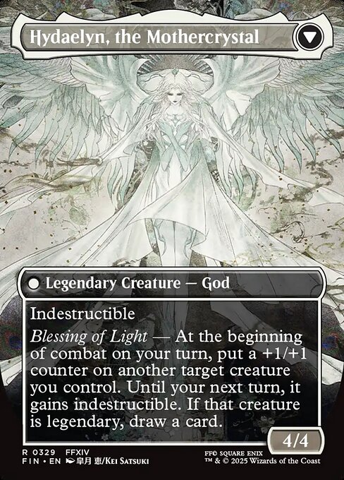 Venat, Heart of Hydaelyn // Hydaelyn, the Mothercrystal 329, back face