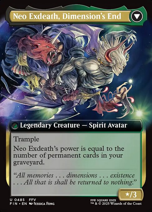 Exdeath, Void Warlock // Neo Exdeath, Dimension's End 485, back face