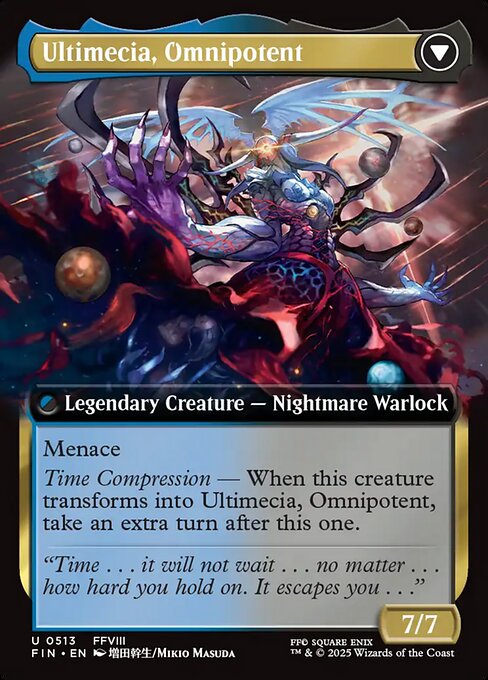 Ultimecia, Time Sorceress // Ultimecia, Omnipotent 513, back face