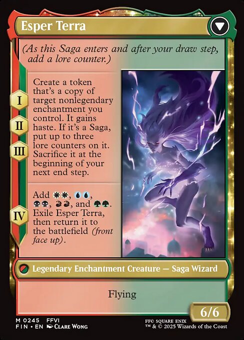 Terra, Magical Adept // Esper Terra 245, back face